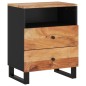vidaXL Nachttisch 50x33x62 cm Massivholz Akazie & Holzwerkstoff vidaXL Nachttisch 50x33x62 cm Massivholz Akazie & Holzwerkstoff