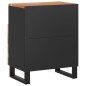 vidaXL Nachttisch 50x33x62 cm Massivholz Akazie & Holzwerkstoff vidaXL Nachttisch 50x33x62 cm Massivholz Akazie & Holzwerkstoff