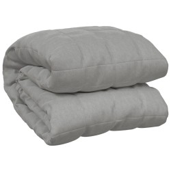 vidaXL Gewichtsdecke Grau 235x290 cm 11 kg Stoff