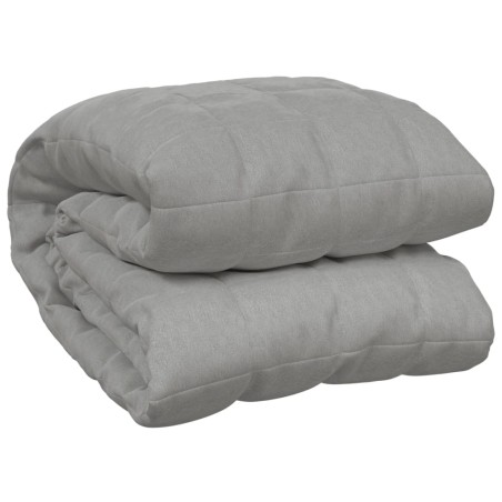 vidaXL Gewichtsdecke Grau 235x290 cm 11 kg Stoff