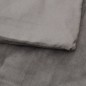 vidaXL Gewichtsdecke mit Bezug Grau 155x220 cm 7 kg Stoff vidaXL Gewichtsdecke mit Bezug Grau 155x220 cm 7 kg Stoff