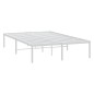 vidaXL Bettgestell Metall Weiß 135x190 cm vidaXL Bettgestell Metall Weiß 135x190 cm