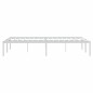vidaXL Bettgestell Metall Weiß 135x190 cm vidaXL Bettgestell Metall Weiß 135x190 cm