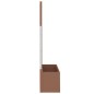vidaXL Blumenkasten mit Rankgitter Braun 65x33x135 cm WPC vidaXL Blumenkasten mit Rankgitter Braun 65x33x135 cm WPC