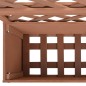 vidaXL Blumenkasten mit Rankgitter Braun 65x33x135 cm WPC vidaXL Blumenkasten mit Rankgitter Braun 65x33x135 cm WPC