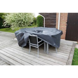 Nature Gartenmöbel-Abdeckung für runde Tische 325x325x90 cm