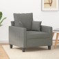 Sofasessel Dunkelgrau 60 cm Stoff Sofasessel Dunkelgrau 60 cm Stoff