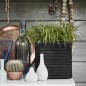 Capi Blumentopf Nature Row Quadratisch 30 x 30 cm Schwarz KBLRO902 Capi Blumentopf Nature Row Quadratisch 30 x 30 cm Schwarz KBLRO902