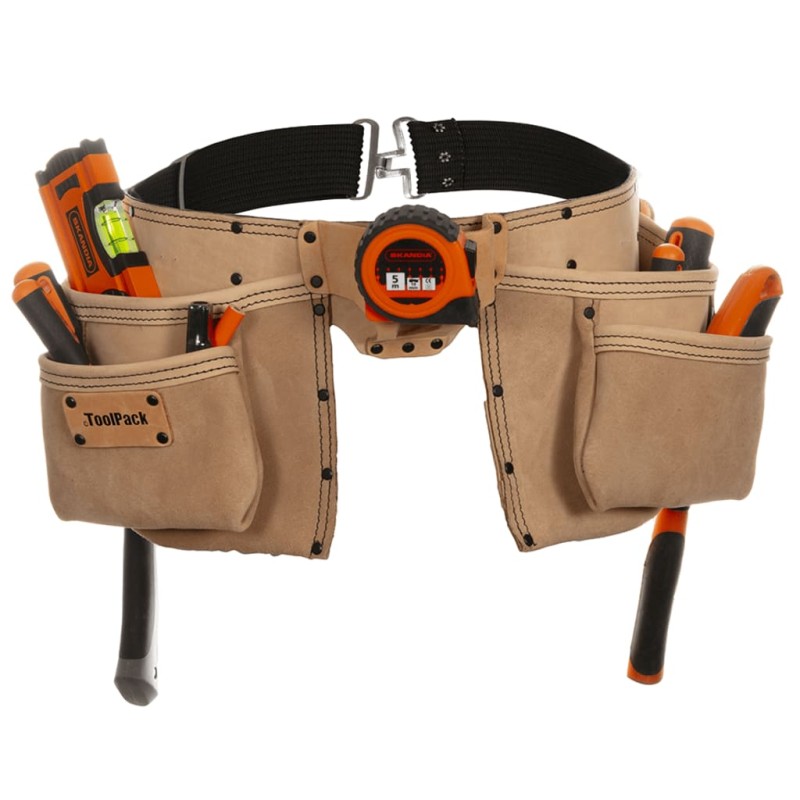 Toolpack Profi-Doppelholster-Werkzeuggürtel Elite Beige Toolpack Profi-Doppelholster-Werkzeuggürtel Elite Beige