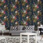 DUTCH WALLCOVERINGS Tapete Lemur Benzin Blau DUTCH WALLCOVERINGS Tapete Lemur Benzin Blau