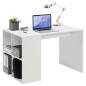 FMD Schreibtisch mit Regal 117×73×75 cm Weiß FMD Schreibtisch mit Regal 117×73×75 cm Weiß