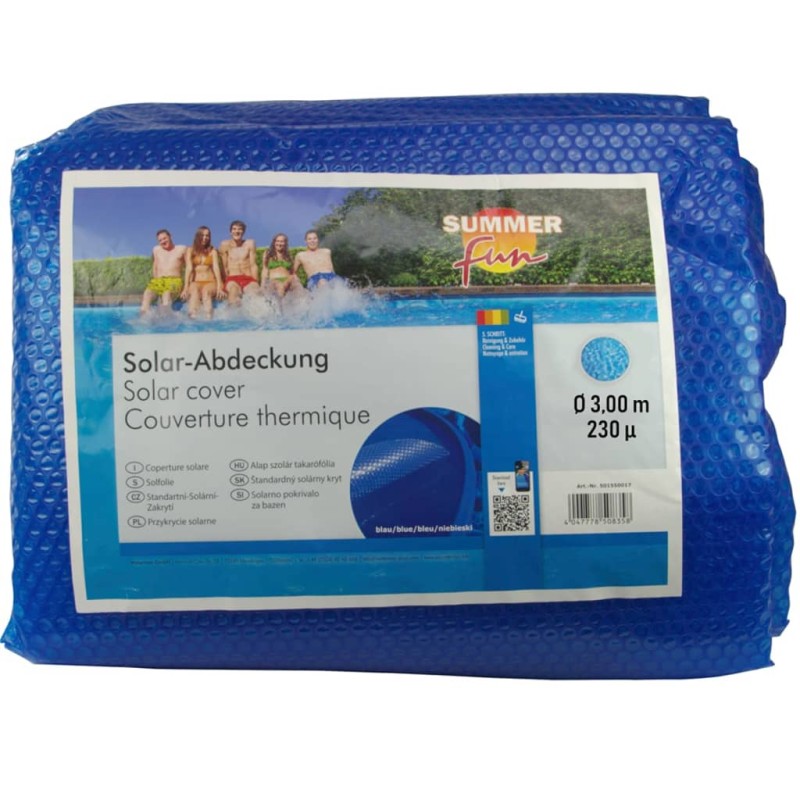 Summer Fun Sommer Poolabdeckung Solar Rund 300 cm PE Blau Summer Fun Sommer Poolabdeckung Solar Rund 300 cm PE Blau