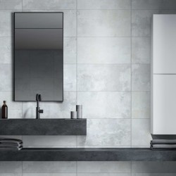 Grosfillex Wandfliesen Gx Wall+ 11 Stk. Stein-Optik 30x60 cm Grau