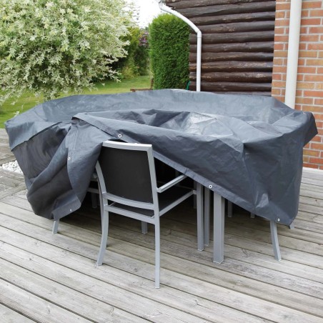 Nature Gartenmöbel-Abdeckung für Runden Tisch 118x70 cm