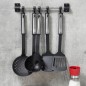 HI 6-tlg. Küchenutensilien-Set Schwarz und Silbern HI 6-tlg. Küchenutensilien-Set Schwarz und Silbern