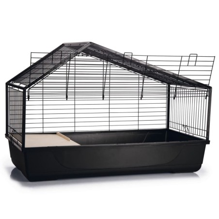 Beeztees Indoor-Kaninchenkäfig Desi 100x52x68 cm Schwarz   