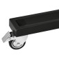 Carpoint Mobiler Reifenständer mit Schutzhülle Aluminium Schwarz Carpoint Mobiler Reifenständer mit Schutzhülle Aluminium Schwarz