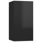 vidaXL TV-Schrank Hochglanz-Schwarz 30,5x30x60 cm Holzwerkstoff vidaXL TV-Schrank Hochglanz-Schwarz 30,5x30x60 cm Holzwerkstoff
