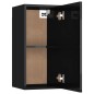 vidaXL TV-Schrank Hochglanz-Schwarz 30,5x30x60 cm Holzwerkstoff vidaXL TV-Schrank Hochglanz-Schwarz 30,5x30x60 cm Holzwerkstoff