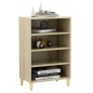 vidaXL Sideboard Sonoma-Eiche 57x35x90 cm Holzwerkstoff vidaXL Sideboard Sonoma-Eiche 57x35x90 cm Holzwerkstoff