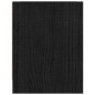 vidaXL Nachttisch Schwarz 40x30,5x40 cm Massivholz Kiefer vidaXL Nachttisch Schwarz 40x30,5x40 cm Massivholz Kiefer