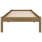 vidaXL Massivholzbett Honigbraun 75x190 cm vidaXL Massivholzbett Honigbraun 75x190 cm