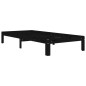 vidaXL Massivholzbett Schwarz Kiefer 90x200 cm vidaXL Massivholzbett Schwarz Kiefer 90x200 cm