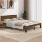 vidaXL Massivholzbett Honigbraun 150x200 cm vidaXL Massivholzbett Honigbraun 150x200 cm