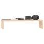 vidaXL Monitorständer 50x27x10 cm Massivholz Kiefer vidaXL Monitorständer 50x27x10 cm Massivholz Kiefer