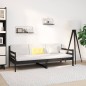 vidaXL Tagesbett Schwarz 90x190 cm Massivholz Kiefer vidaXL Tagesbett Schwarz 90x190 cm Massivholz Kiefer