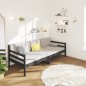 vidaXL Tagesbett Schwarz 90x190 cm Massivholz Kiefer vidaXL Tagesbett Schwarz 90x190 cm Massivholz Kiefer