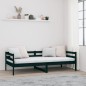 vidaXL Tagesbett Schwarz 80x200 cm Massivholz Kiefer vidaXL Tagesbett Schwarz 80x200 cm Massivholz Kiefer