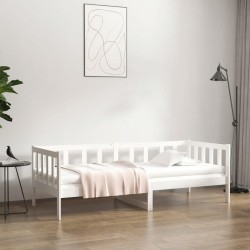 vidaXL Tagesbett Weiß 80x200 cm Massivholz Kiefer