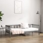 vidaXL Tagesbett Grau 80x200 cm Massivholz Kiefer vidaXL Tagesbett Grau 80x200 cm Massivholz Kiefer