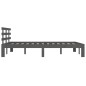 vidaXL Massivholzbett Grau 200x200 cm vidaXL Massivholzbett Grau 200x200 cm