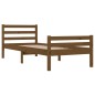 vidaXL Massivholzbett Honigbraun 100x200 cm vidaXL Massivholzbett Honigbraun 100x200 cm
