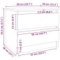 vidaXL Nachttische 2 Stk. Grau Sonoma 50x39x43,5 cm Holzwerkstoff vidaXL Nachttische 2 Stk. Grau Sonoma 50x39x43,5 cm Holzwerkstoff
