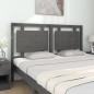 vidaXL Kopfteil Grau 155,5x4x100 cm Massivholz Kiefer vidaXL Kopfteil Grau 155,5x4x100 cm Massivholz Kiefer