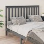 vidaXL Kopfteil Grau 156x6x101 cm Massivholz Kiefer