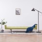 Schlafsofa mit Armlehnen Grün Polyester Schlafsofa mit Armlehnen Grün Polyester