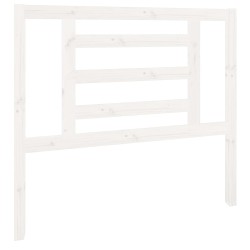 vidaXL Kopfteil Weiß 106x4x100 cm Massivholz Kiefer