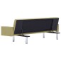 Schlafsofa mit Armlehnen Grün Polyester Schlafsofa mit Armlehnen Grün Polyester