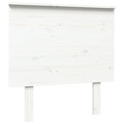 vidaXL Kopfteil Weiß 79x6x82,5 cm Massivholz Kiefer