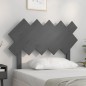 vidaXL Kopfteil Grau 104x3x80,5 cm Massivholz Kiefer