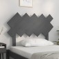 vidaXL Kopfteil Grau 104x3x80,5 cm Massivholz Kiefer
