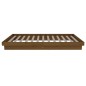 vidaXL Massivholzbett Honigbraun 100x200 cm vidaXL Massivholzbett Honigbraun 100x200 cm