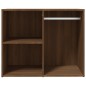 vidaXL Regal für Schminktisch Braun Eichen-Optik 80x40x65 cm vidaXL Regal für Schminktisch Braun Eichen-Optik 80x40x65 cm