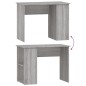 vidaXL Schreibtisch Grau Sonoma 100x55x75 cm Holzwerkstoff vidaXL Schreibtisch Grau Sonoma 100x55x75 cm Holzwerkstoff