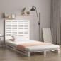 vidaXL Wand-Kopfteil Weiß 81x3x91,5 cm Massivholz Kiefer vidaXL Wand-Kopfteil Weiß 81x3x91,5 cm Massivholz Kiefer