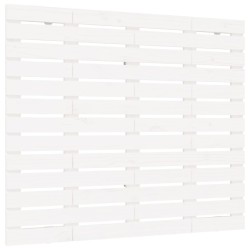 vidaXL Wand-Kopfteil Weiß 141x3x91,5 cm Massivholz Kiefer